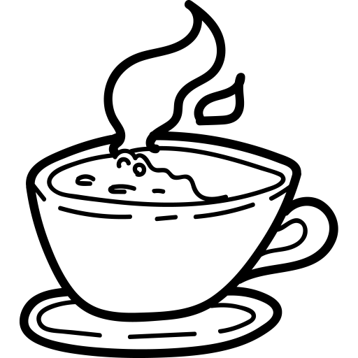 512x512 Coffe Drawing Doodle Transparent Png Clipart Free Download - Coffee Line Drawing