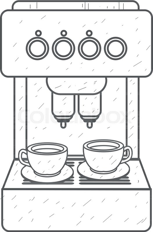 Coffee Maker Drawing at Explore collection of