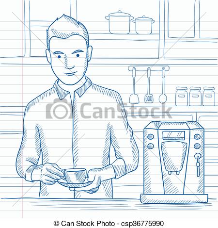 450x470 huge collection of 'coffee maker drawing' download more than - Coffee Maker Drawing