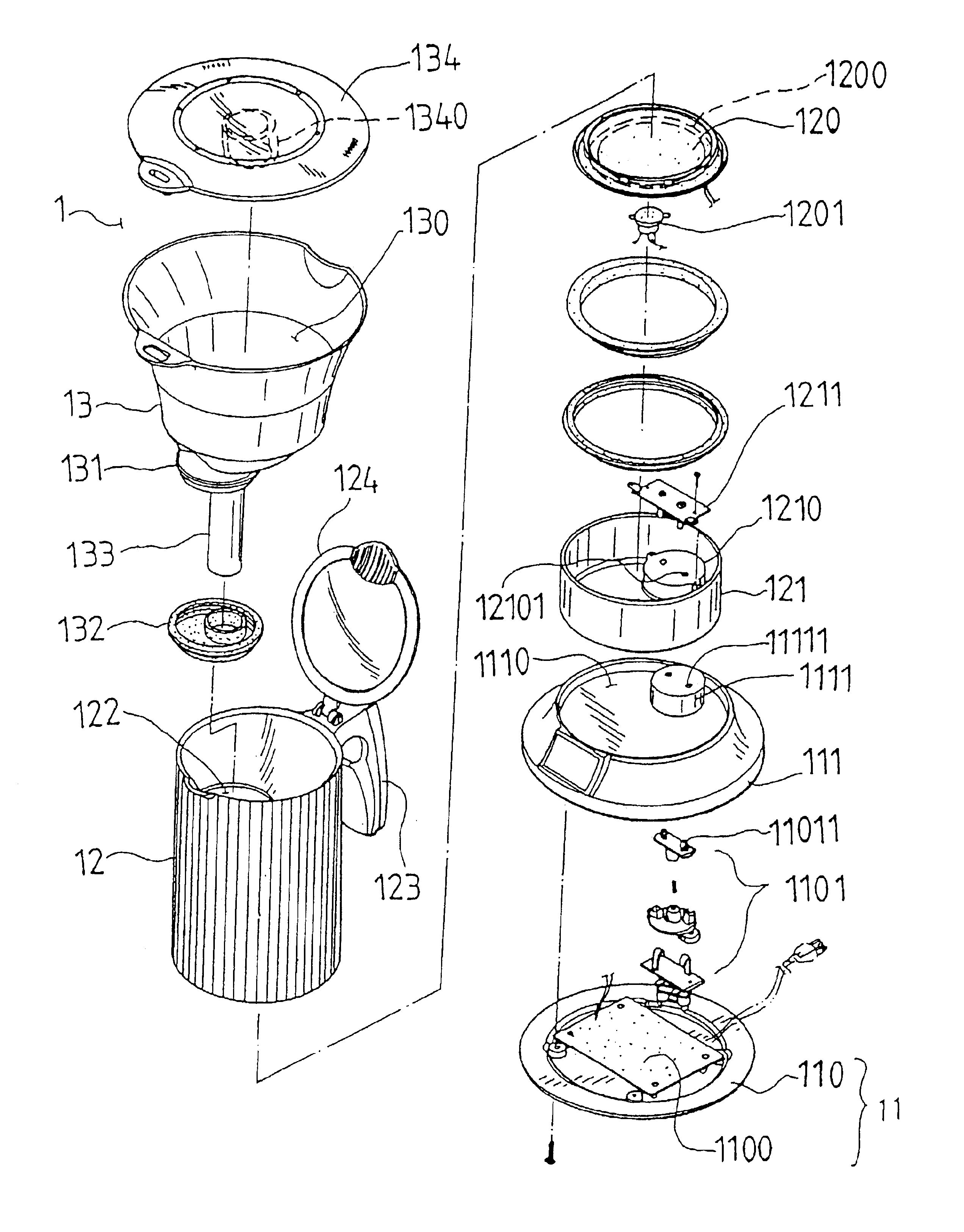 2544x3251 coffee maker exploded view product deconstruct exploded - Coffee Maker Drawing