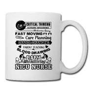 190x190 Blood Drawing Baby Monitoring Nicu Nurse Mug Mug Spreadshirt - Coffee Mug Drawing