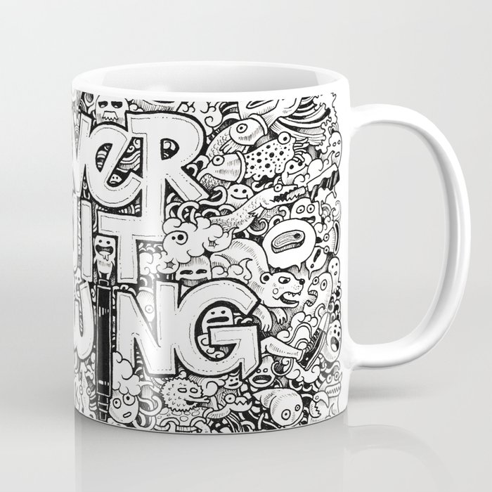 700x700 Never Quit Drawing Coffee Mug - Coffee Mug Drawing