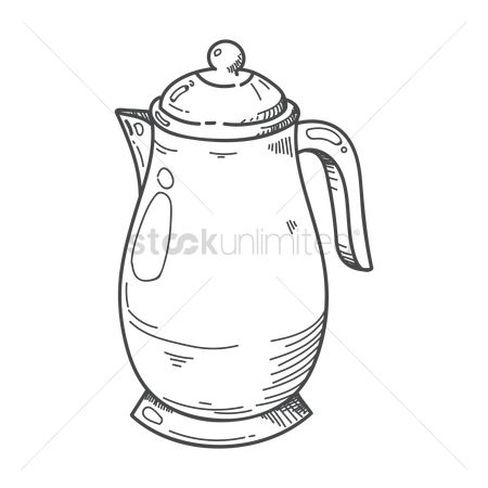 450x450 Free Pot Drawing Stock Vectors Stockunlimited - Coffee Pot Drawing