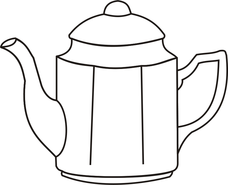 800x649 Free Clip Art Coffee Pot - Coffee Pot Drawing