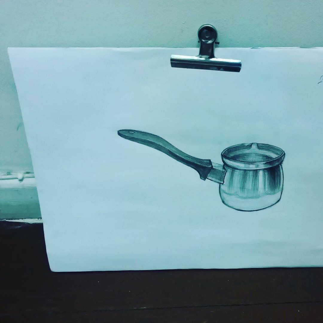 1080x1080 Hasan Firfir - Coffee Pot Drawing