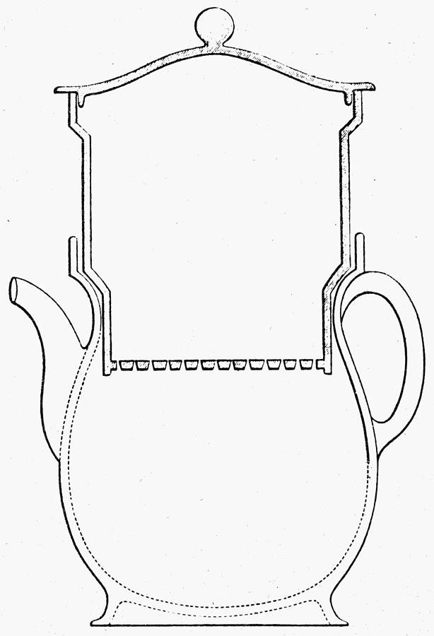 614x900 thompson drip coffee pot drawing - Coffee Pot Drawing