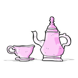 275x275 Coffee Pot Drawing Photos And Images - Coffee Pot Drawing