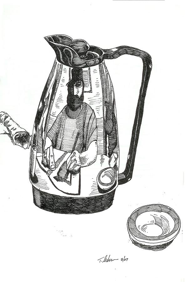 601x900 Coffee Pot Drawing - Coffee Pot Drawing