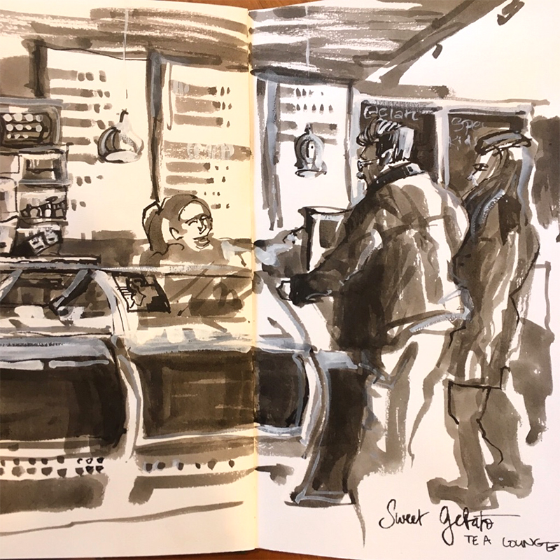 800x800 coffee shop sketches to wrap up the year sketch away travels - Coffee Shop Drawing