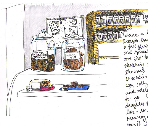 500x425 Snurrhuvud Drawing - Coffee Shop Drawing