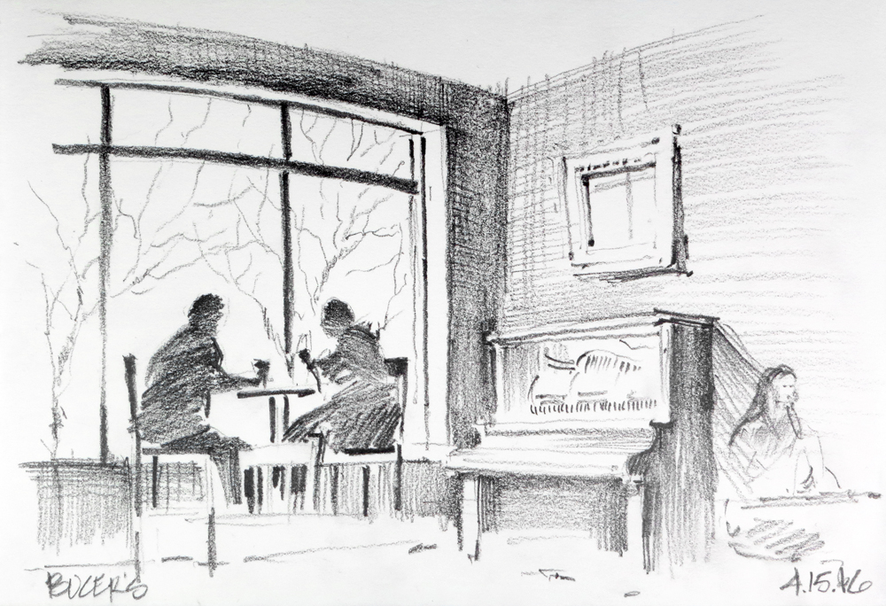 1000x684 trying to join the century in a coffeeshop urban sketchers - Coffee Shop Drawing