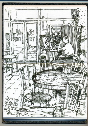 348x500 Tiastudio Old Coffee Shop - Coffee Shop Drawing