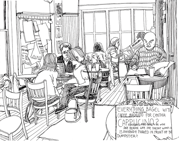 Coffee Shop Drawing At Paintingvalleycom Explore