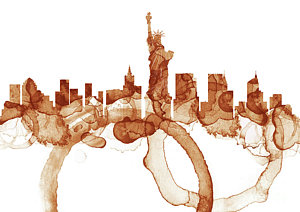 300x212 coffee stain paintings fine art america - Coffee Stain Drawing