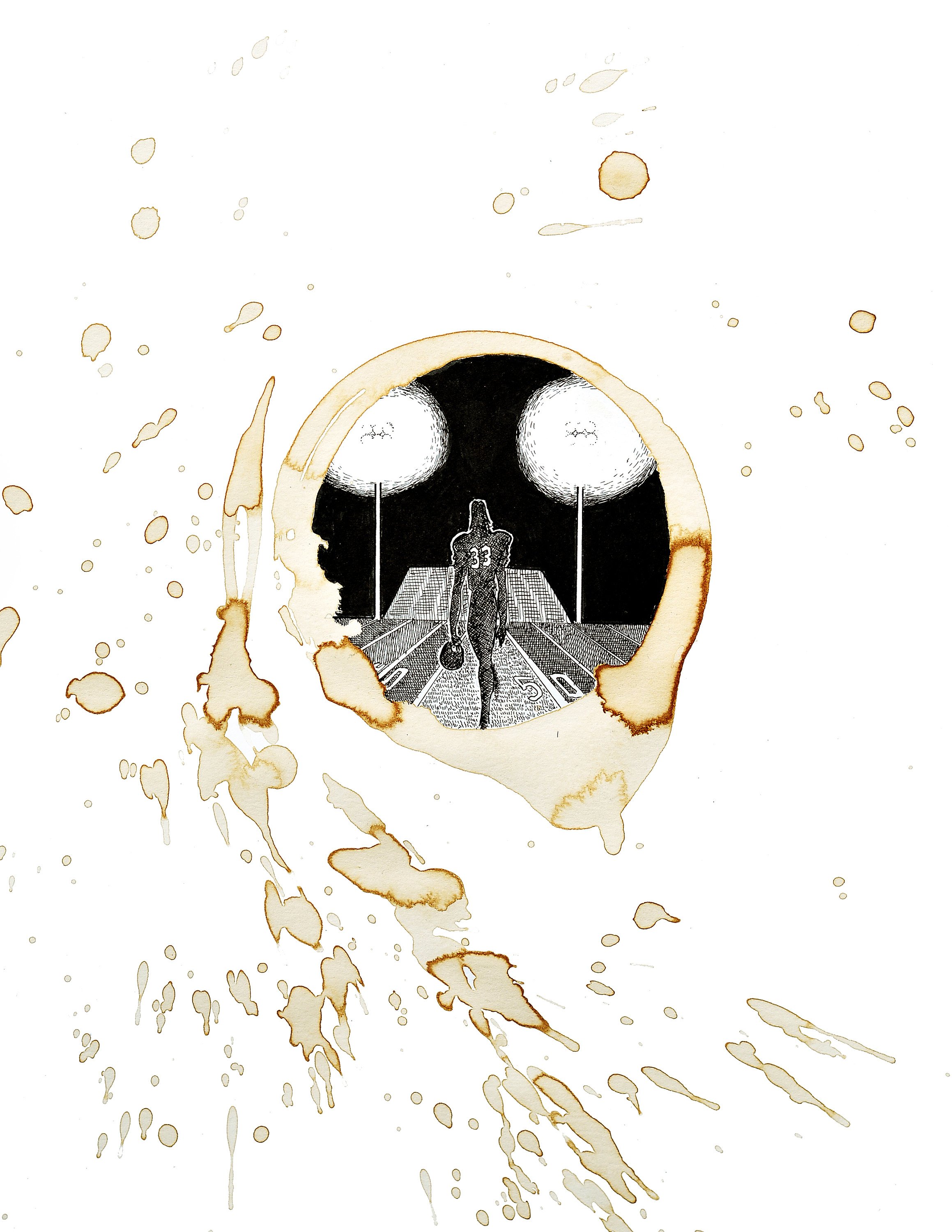 2318x3000 texas coffee stain artwork friday night lights prints pen etsy - Coffee Stain Drawing