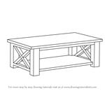 150x150 Learn How To Draw A Coffee Table - Coffee Table Drawing