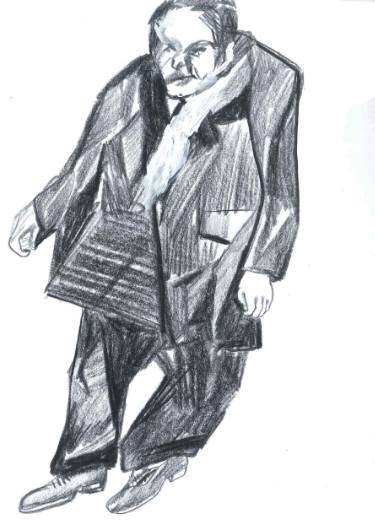 375x521 Inward Coffin Drawing - Coffin Drawing