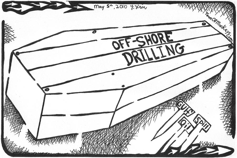 900x601 Off Shore Drilling Nail In Coffin Drawing - Coffin Drawing