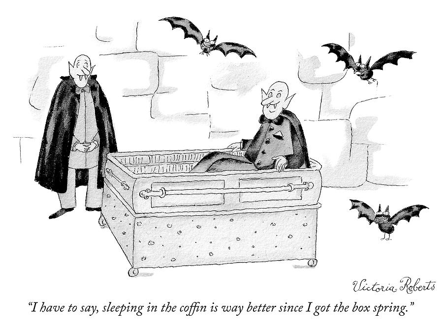 900x671 Sleeping In The Coffin Drawing - Coffin Drawing