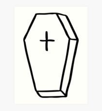 210x230 Coffin Wall Art Redbubble - Coffin Drawing