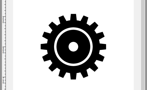 609x372 Making A Cog Wheel In Gimp - Cog Drawing