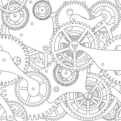 414x414 steampunk gears and cogs drawing - Cogs And Gears Drawing