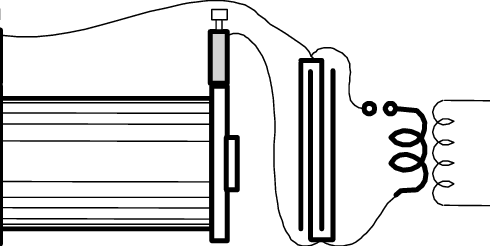 490x246 first drawing of tesla coil presented in his lecture - Coil Drawing