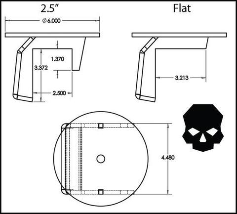 480x433 Coil Spring Frame Mounts With Retainers Ballistic Fabrication - Coil Spring Drawing