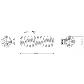 295x295 Coil Spring Monroe - Coil Spring Drawing