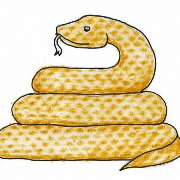 365x365 Coiled Rattlesnake Drawing - Coiled Rattlesnake Drawing