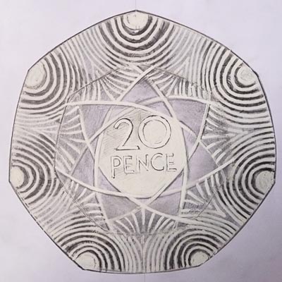 400x400 John W Mills - Coin Drawing