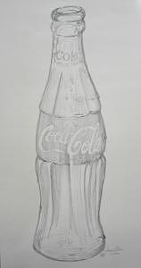 158x300 Coke Bottle Circa Drawing - Coke Bottle Drawing
