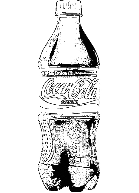460x640 Coke Bottle - Coke Bottle Drawing