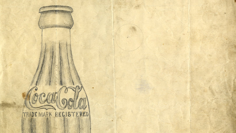 810x456 The Coke Bottle's Iconic Design Happened - Coke Bottle Drawing