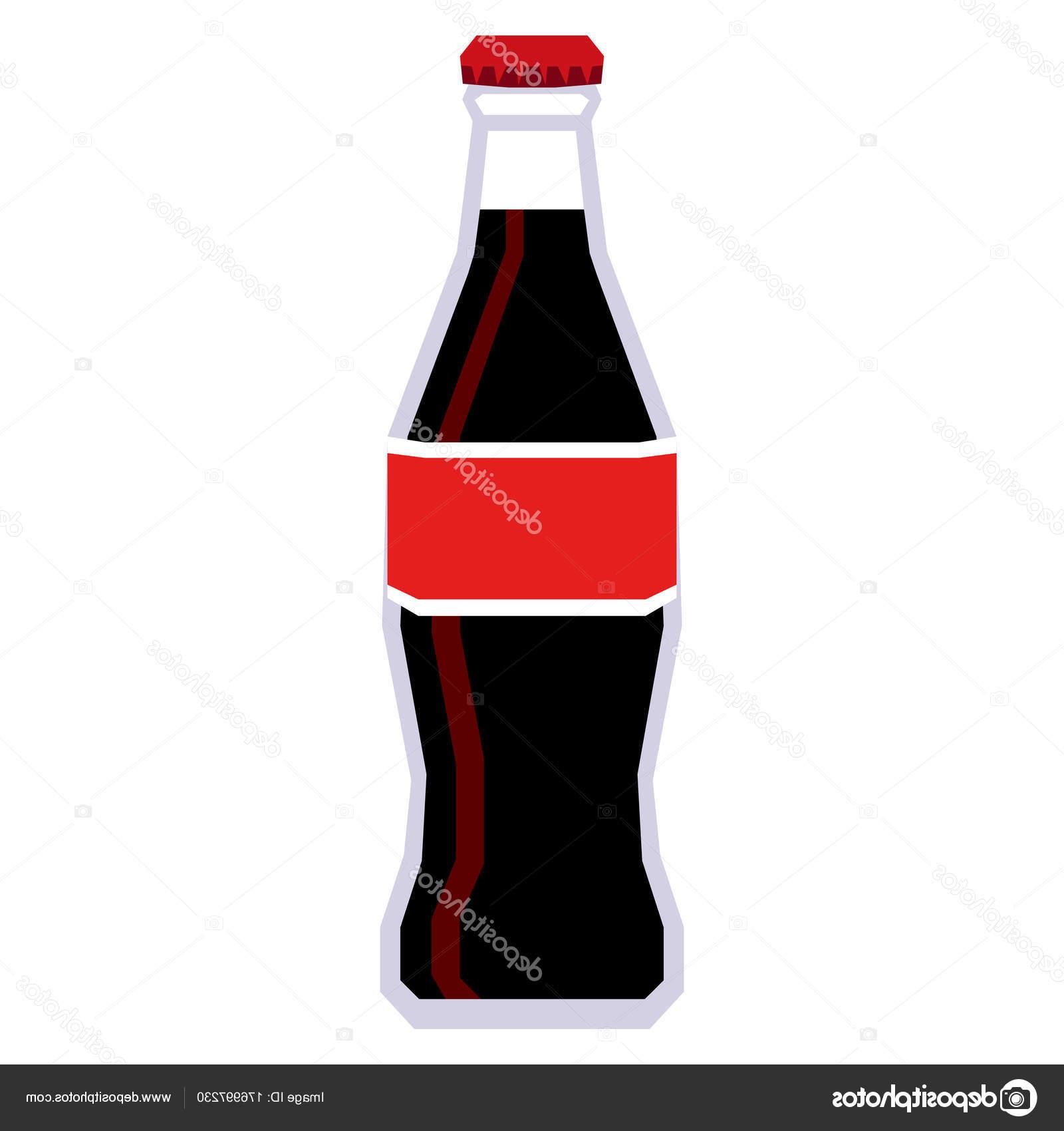 1600x1700 Unique Stock Illustration Cartoon Soda Bottle Isolated On Drawing - Coke Bottle Drawing