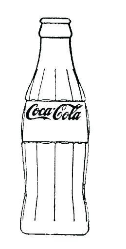 259x511 Coca Cola Coloring Pages For Polar Bear Amazing And Coke Bottle - Coke Bottle Drawing