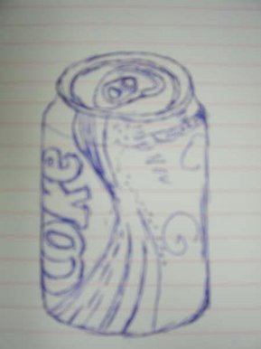 289x386 Bbc - Coke Can Drawing