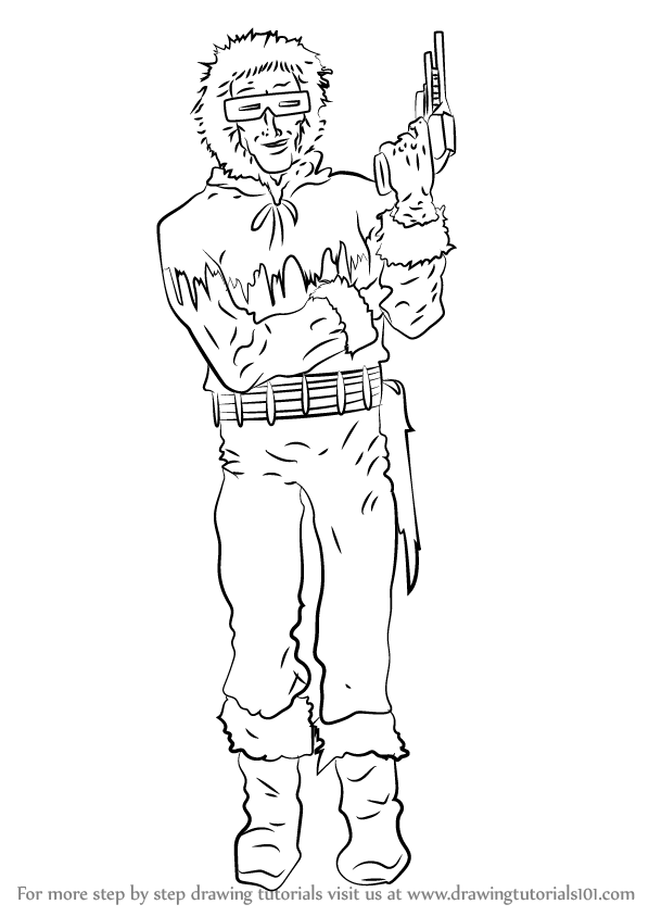 598x844 learn how to draw captain cold - Cold Drawing