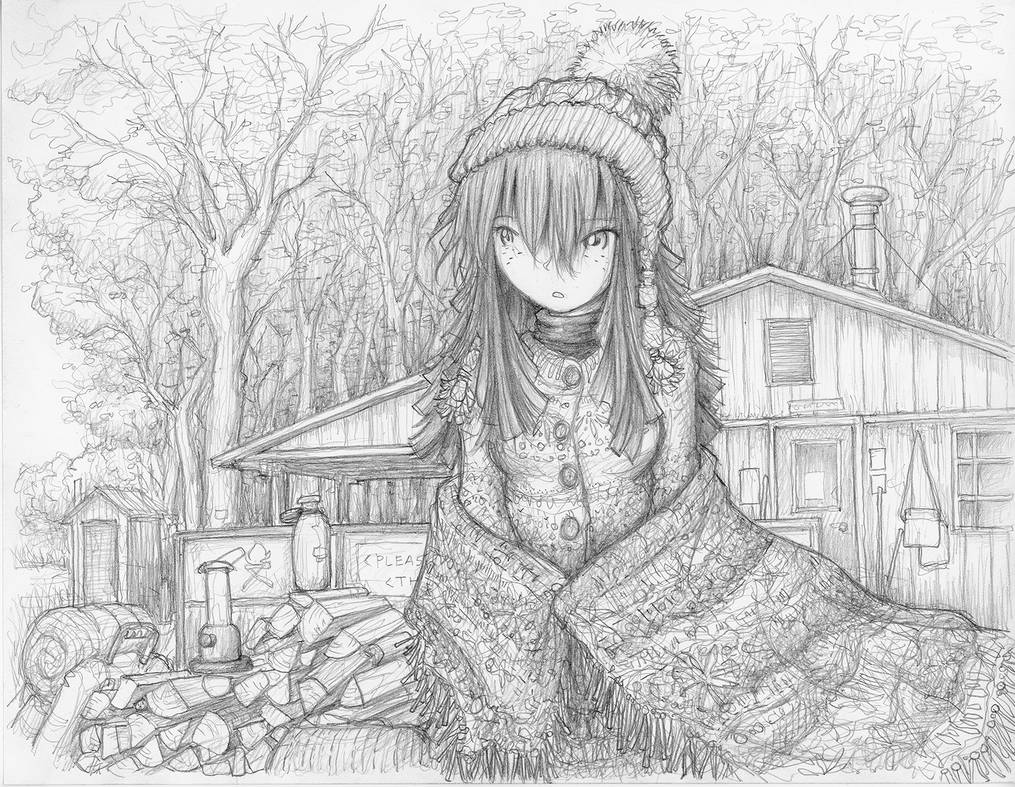 1015x787 Laid Back Cold Weather Camping Megumi - Cold Weather Drawing
