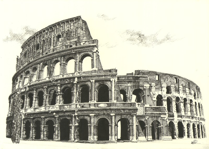 800x573 drawing forum and art community view topic - Coliseum Drawing