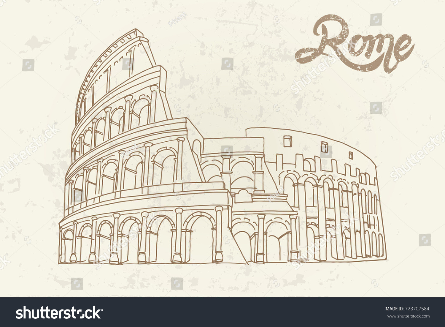 1500x1101 drawing sketch of colleseum new roman colosseum sketches colosseum - Coliseum Drawing