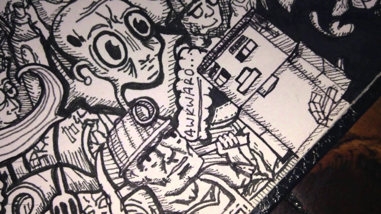 1280x720 collage drawing - Collage Drawing