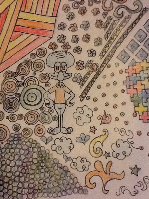 478x640 how to draw a squidward collage - Collage Drawing