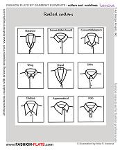 173x216 Fashion Design Illustration Fashion Design Drawing Online - Collar Drawing