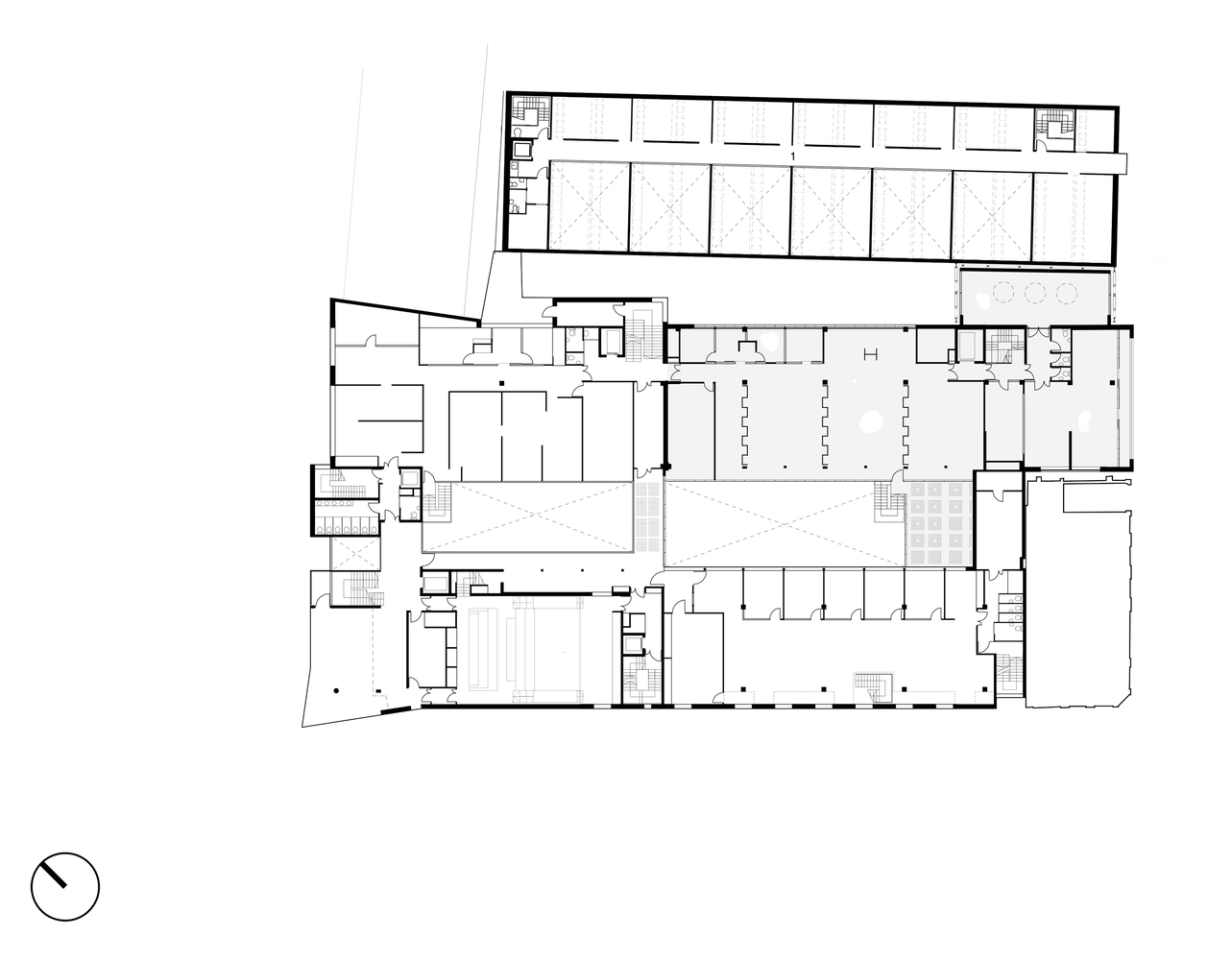 1283x1000 Gallery Of Royal College Of Art Woo Building Haworth Tompkins - College Building Drawing