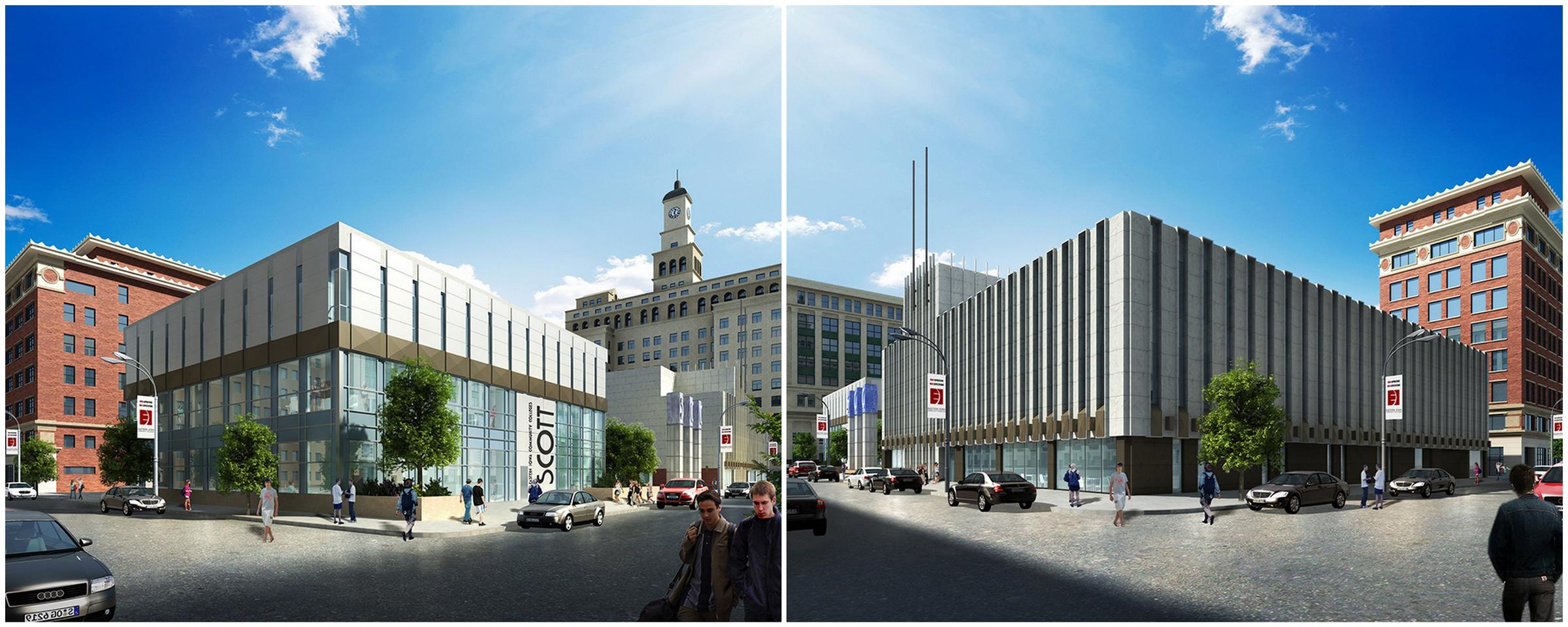 2400x960 scott community college shows off new urban campus wvik - College Campus Drawings