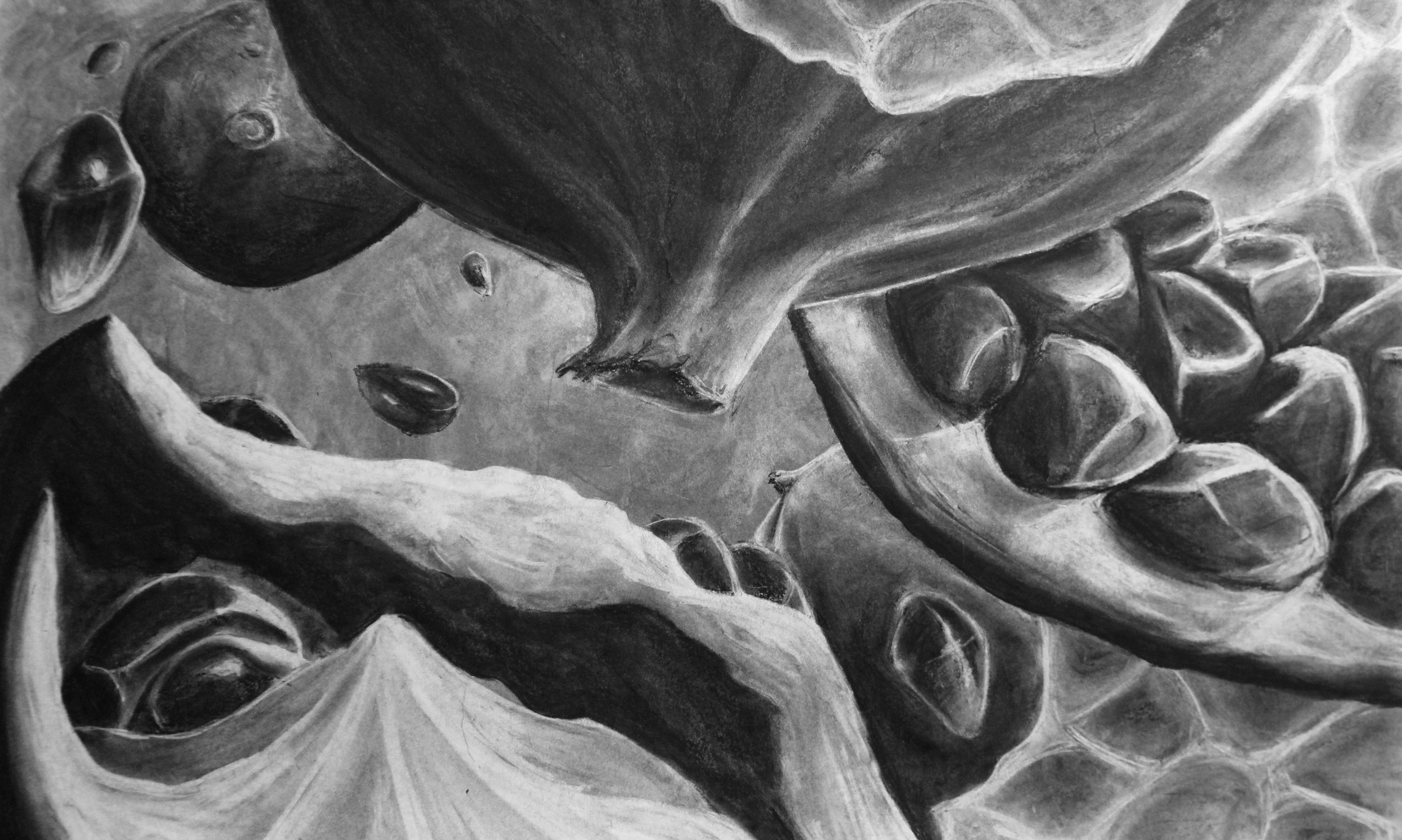 4668x2796 risd pre college, drawing foundations course, summer clara lieu - College Drawing