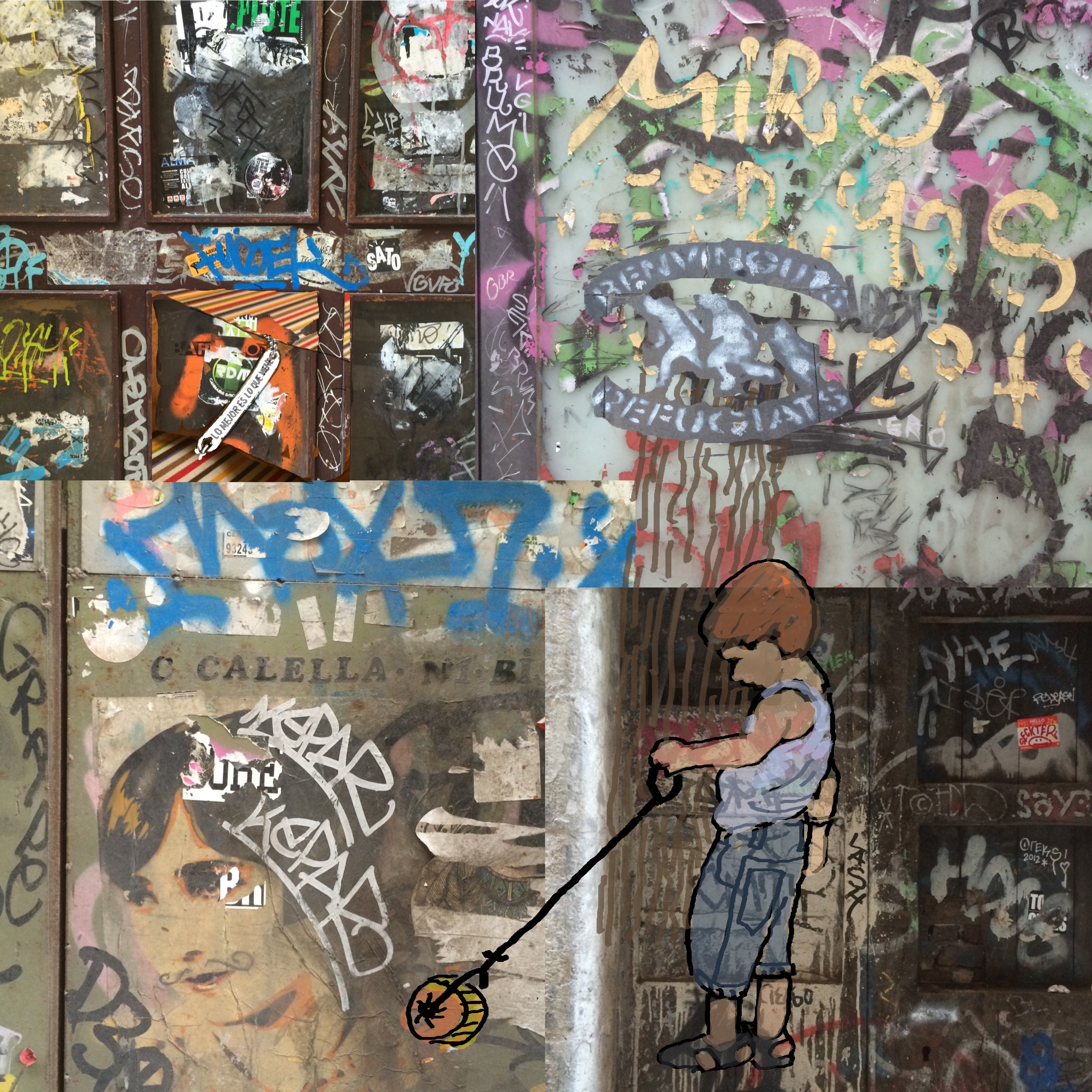 2048x2048 barcelona portraits photo college, drawing painting on ipad - College Drawing