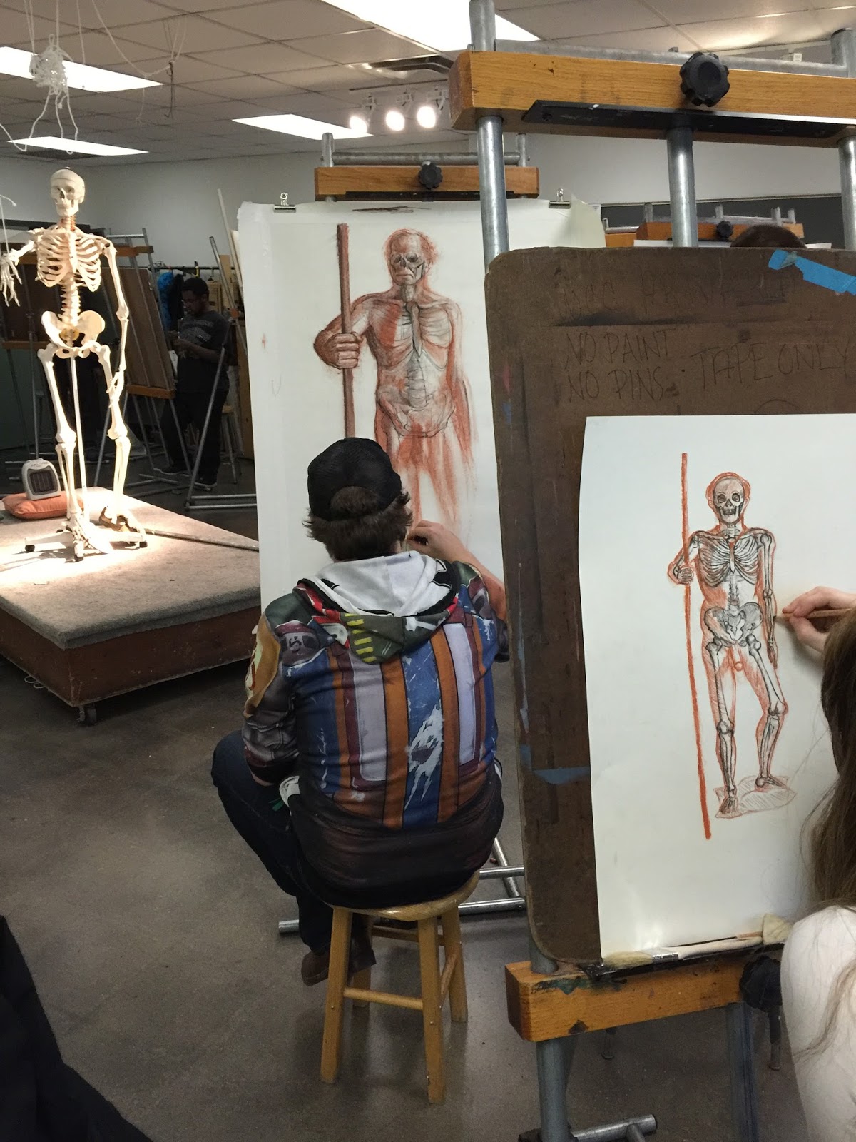 1200x1600 nick reszetar artist and professor of art the skeleton - College Life Drawing