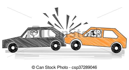 450x244 Car Crash - Collision Drawing
